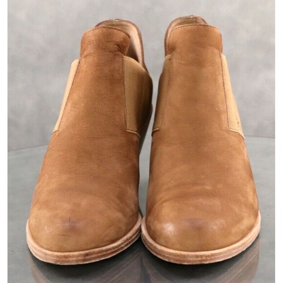 Eileen Fisher Perry $245 Women's Booties Boots Size 6.5 Leather Tan - Picture 3 of 13
